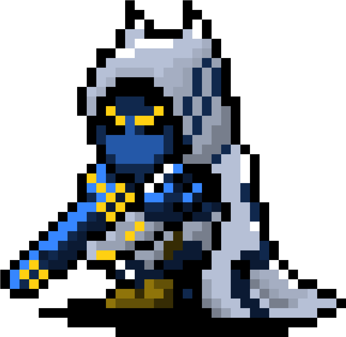 Hunter - Destiny Hunter Pixel Clipart (1376x1280), Png Download