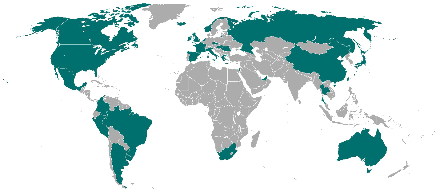 World Map Png Clipart - List Of Diplomatic Missions In Tonga Transparent Png (1425x625), Png Download