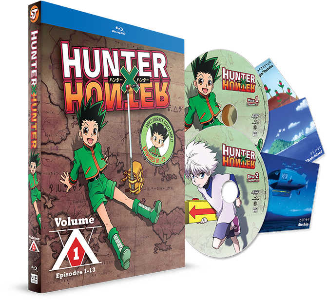 Never Miss A Moment - Hunter X Hunter Blu Ray Set 1 Clipart (671x616), Png Download