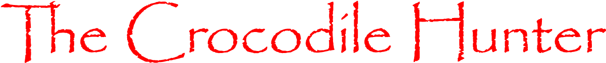 Crocodile Hunter Logo Clipart (1200x300), Png Download