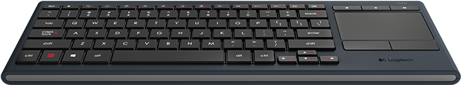 Logitech Living Room Keyboard Clipart (652x562), Png Download