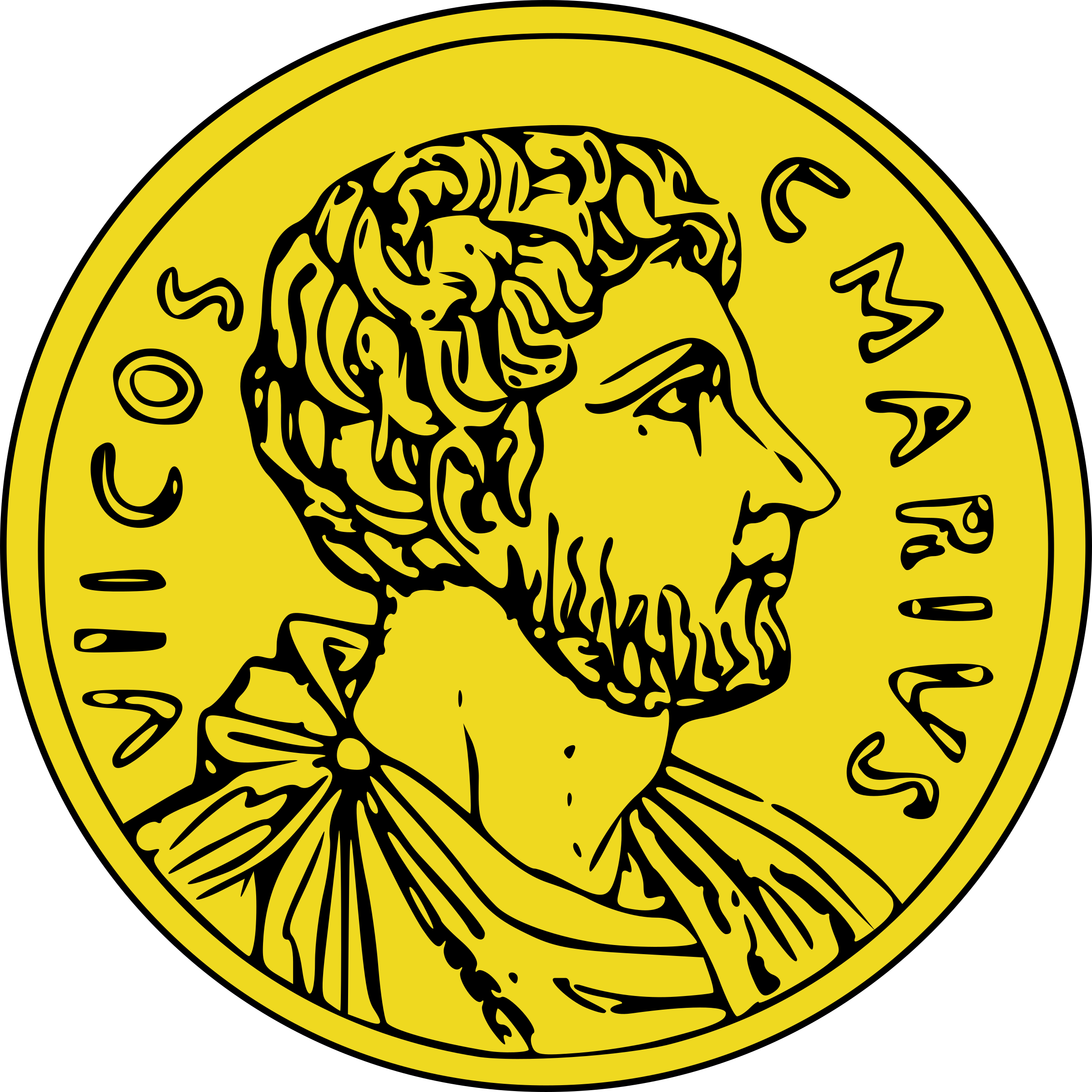 This Free Icons Png Design Of Gaius Marius Coin Clipart (2400x2400), Png Download