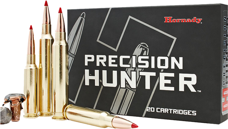 5 Creedmoor 143 Eld X - Hornady Precision Hunter 7mm Rem Mag Clipart (748x424), Png Download