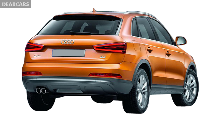Audi Q3 / Suv & Crossover / 5 Doors / 2011 2013 / Back - Burnt Orange Audi Q3 Clipart (900x500), Png Download