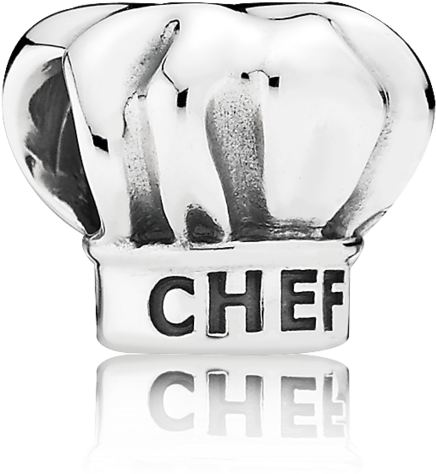 Chefs Hat Silver Charm - Pandora Cooking Charm Clipart (1000x1000), Png Download