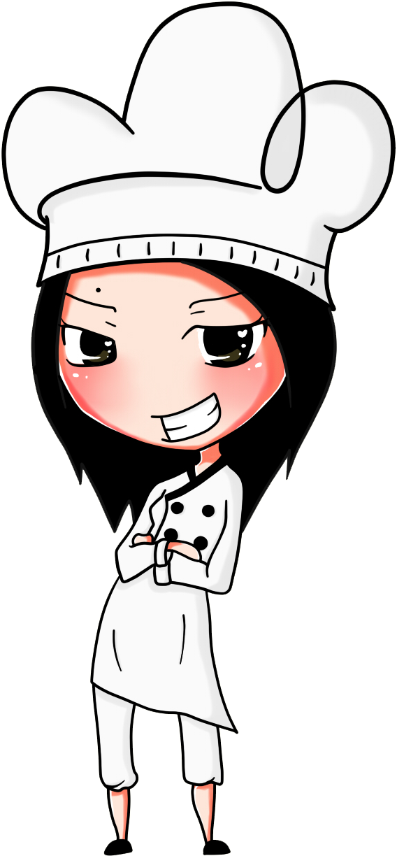 Chef Victoria By Xjanicax - Chef Chibi Png Clipart (676x1314), Png Download
