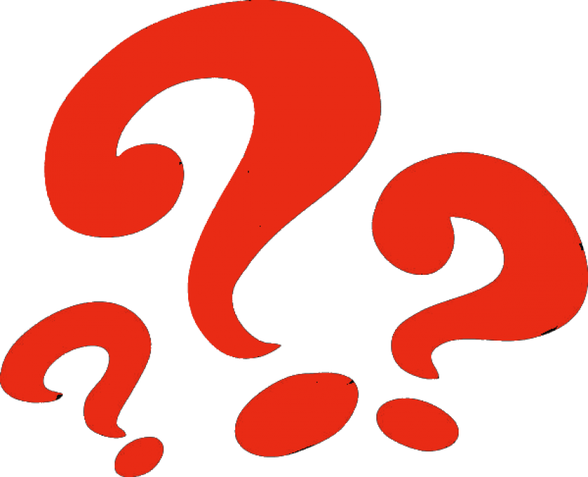 Free Png Question Marks Png Png Image With Transparent - Question Mark Clipart Black And White (850x689), Png Download
