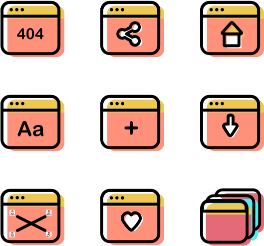Color Windows Assets - Computer Window Vector Png Clipart (600x564), Png Download