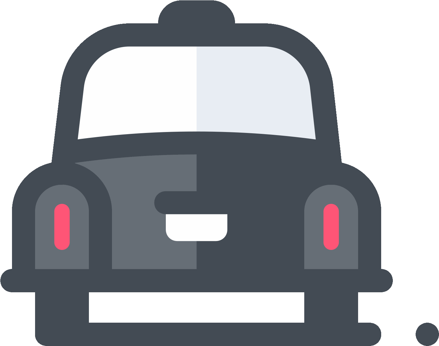 Cab Back View Icon Clipart (1427x1127), Png Download