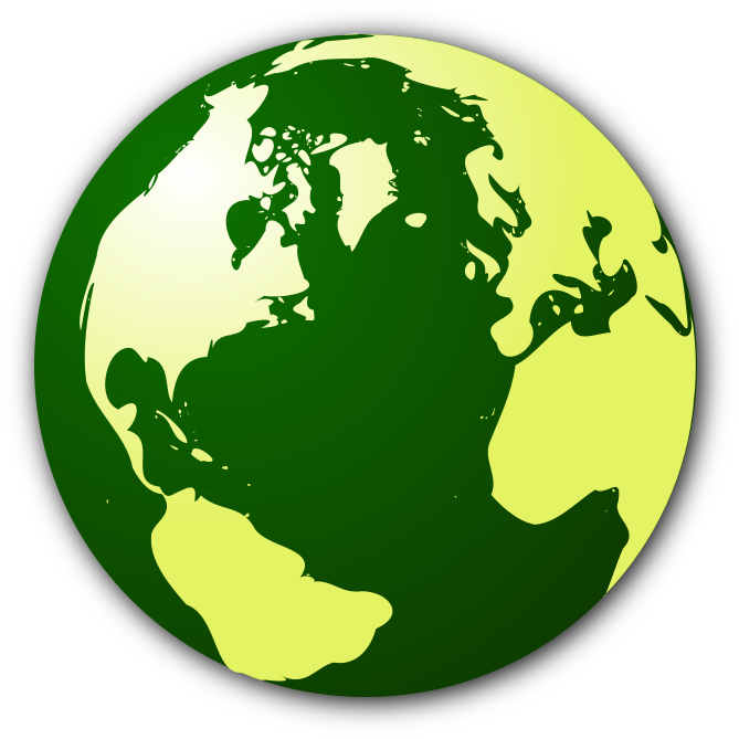 Qgis Globe Draft1 - World Globe Clipart (720x720), Png Download