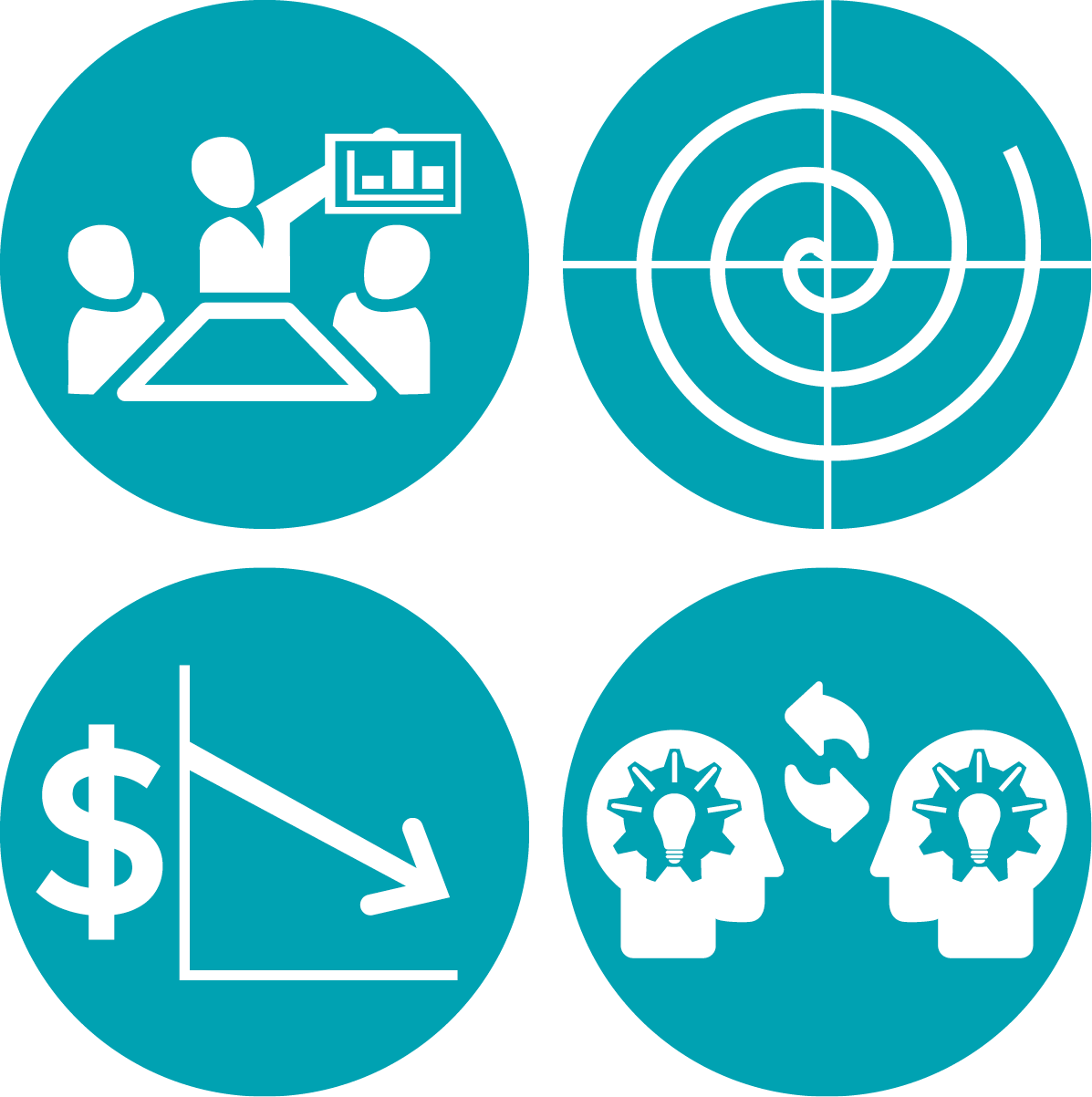 Icons Representing Phase Ii Services - Strategy And Architecture Icons Clipart (1197x1203), Png Download