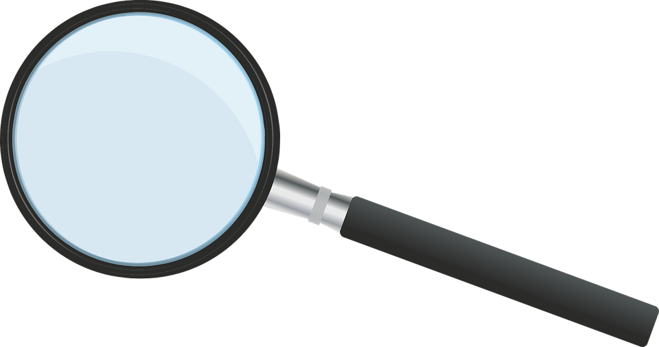 Magnifying Glass Increase Search Magnification - Hd Magnifying Glass Clipart (960x505), Png Download