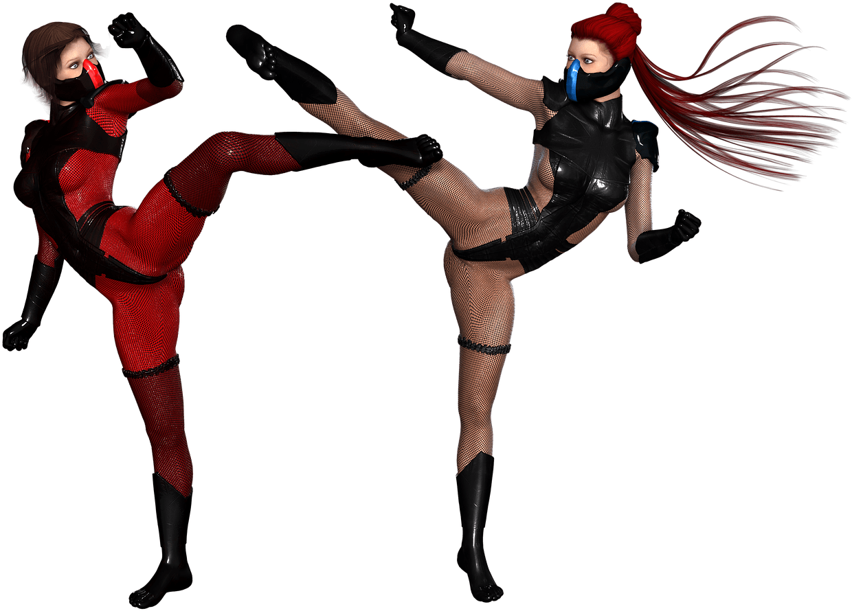 Download - Ninja Girls Clipart (1280x960), Png Download