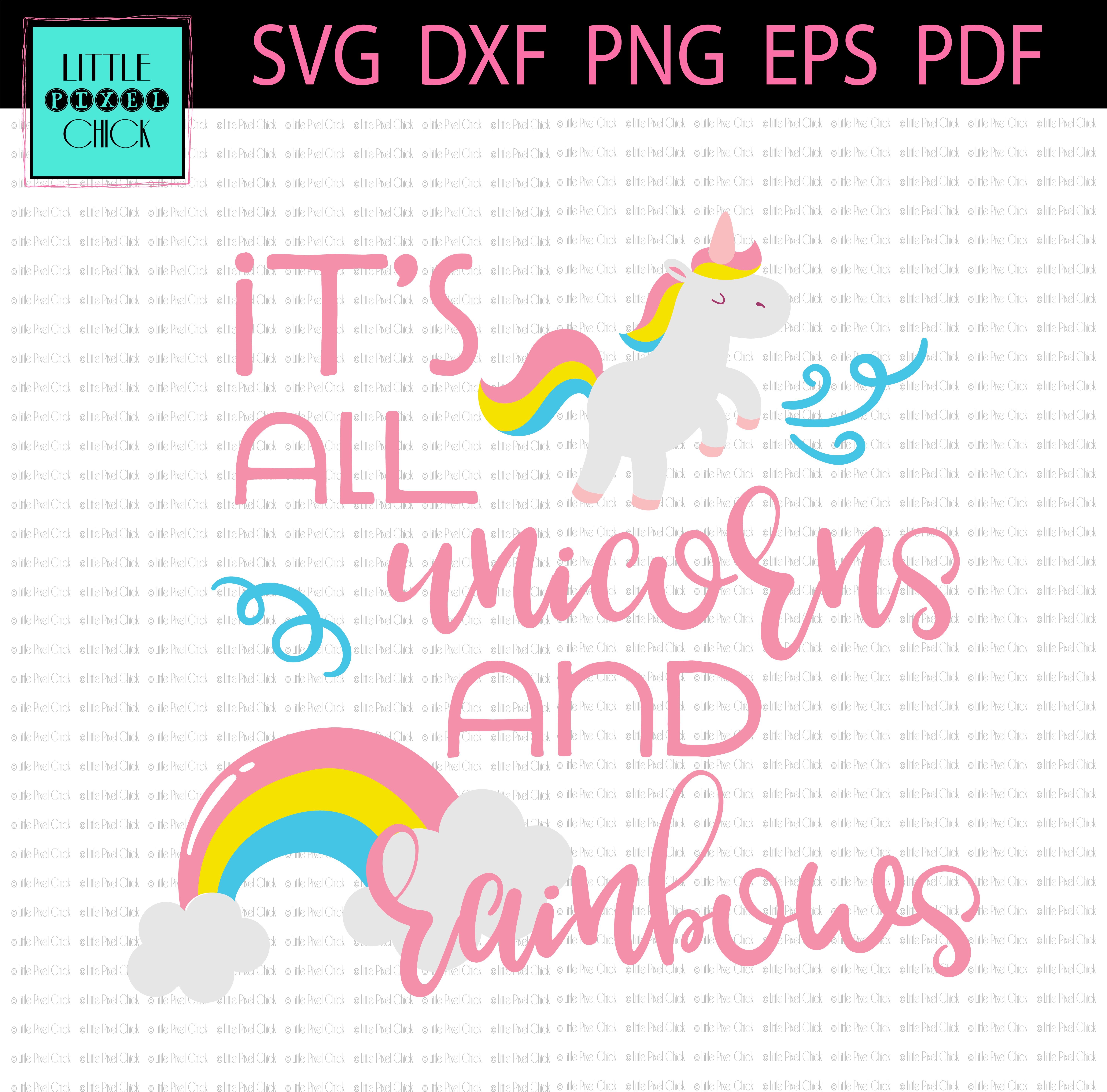 It's All Rainbows And Unicorns - Chillin With My Snowmies Svg Clipart (5834x5834), Png Download