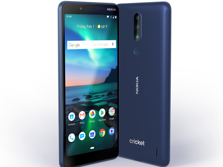 Nokia Is Back On Us Shelves - Nokia 3.1 Plus Cricket Clipart (770x578), Png Download