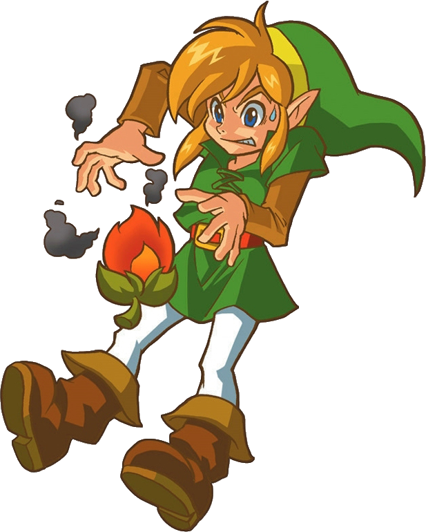 Sorcerer Clipart Oracle - Legend Of Zelda Oracle Of Ages Link - Png Download (617x770), Png Download