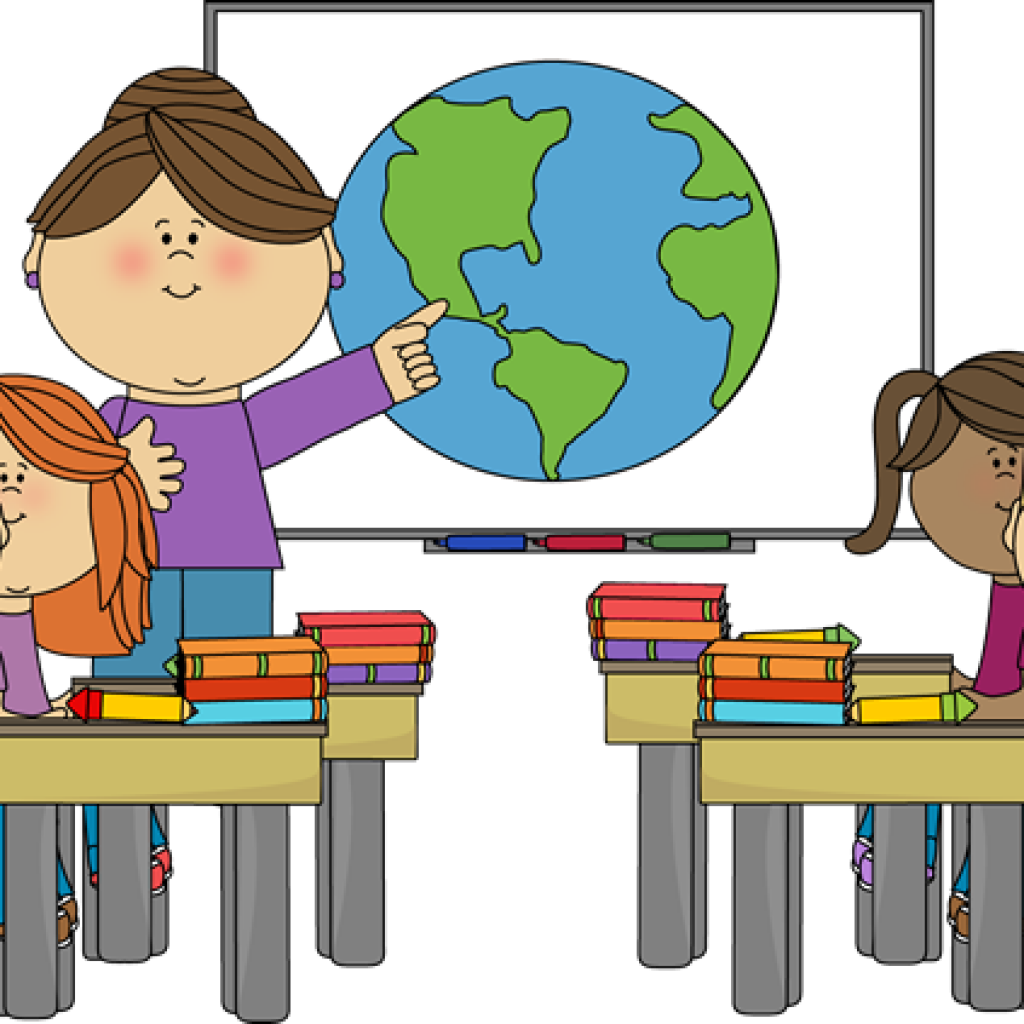19 Free Classroom Clip Art Freeuse Library Huge Freebie - Students And Teacher In Classroom Clip Art - Png Download (1024x1024), Png Download