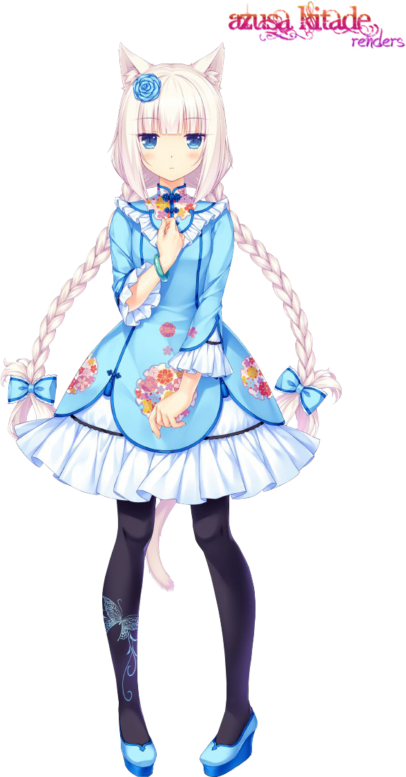 Nekopara Vanilla Png - Tights Clipart (625x1143), Png Download