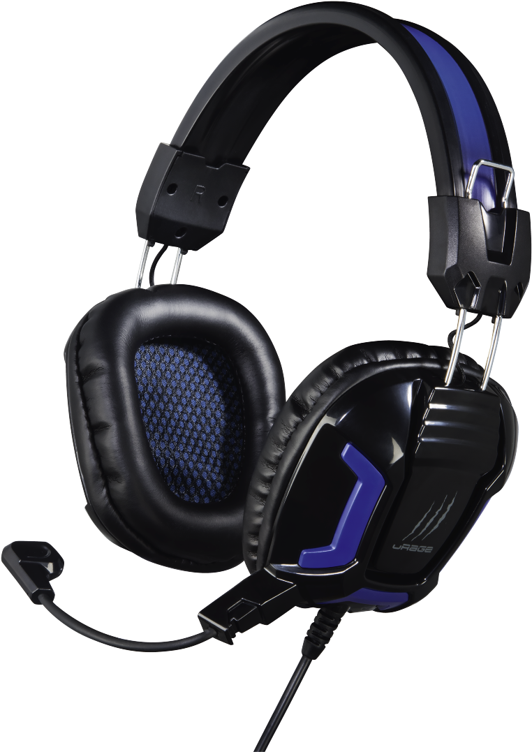"urage Soundz Essential" Gaming Headset, Black - Hama Urage Soundz Essential Clipart (1100x1100), Png Download