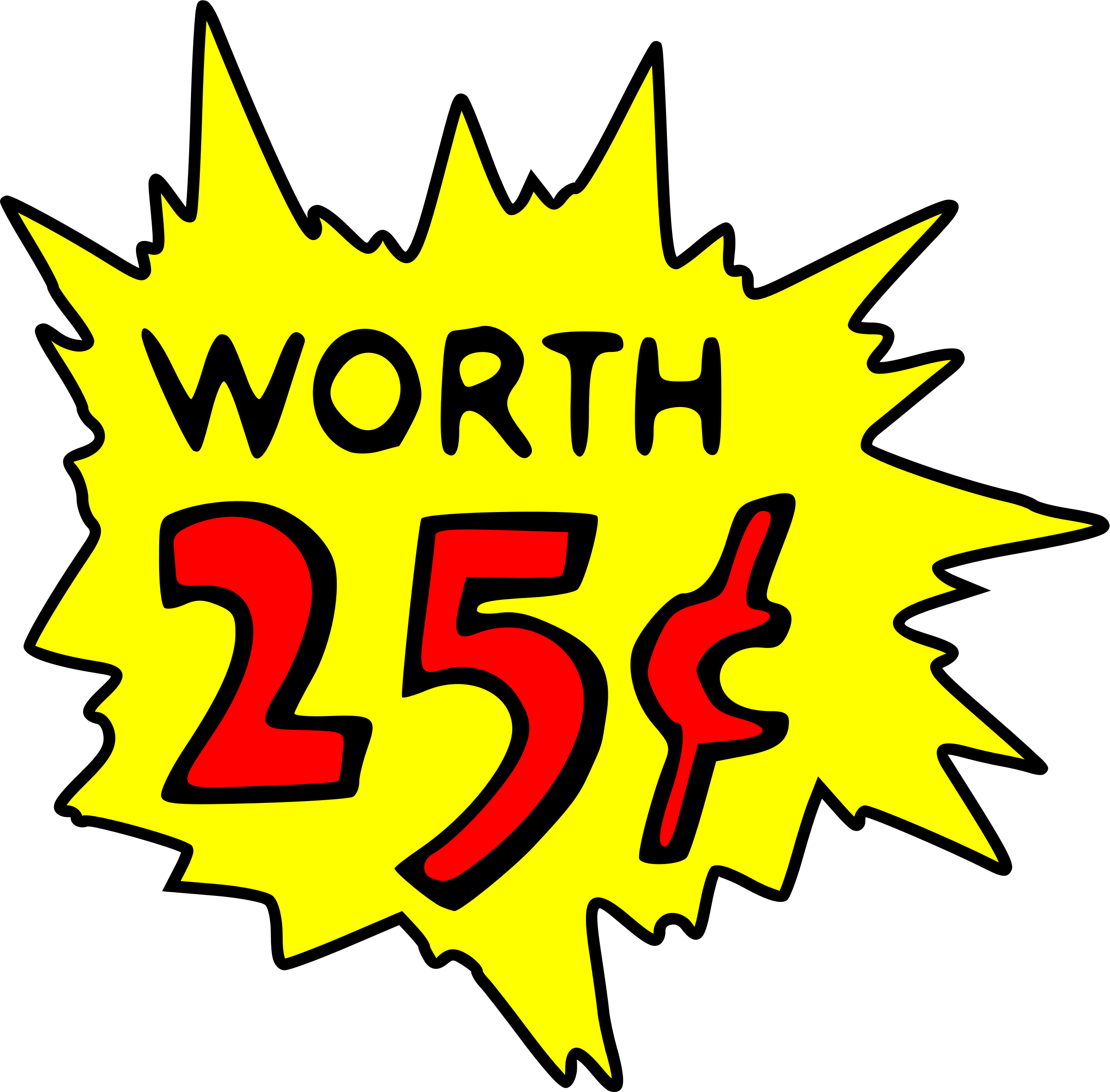 Worthy Clip Art - 25 Cents Clipart - Png Download (2400x2361), Png Download