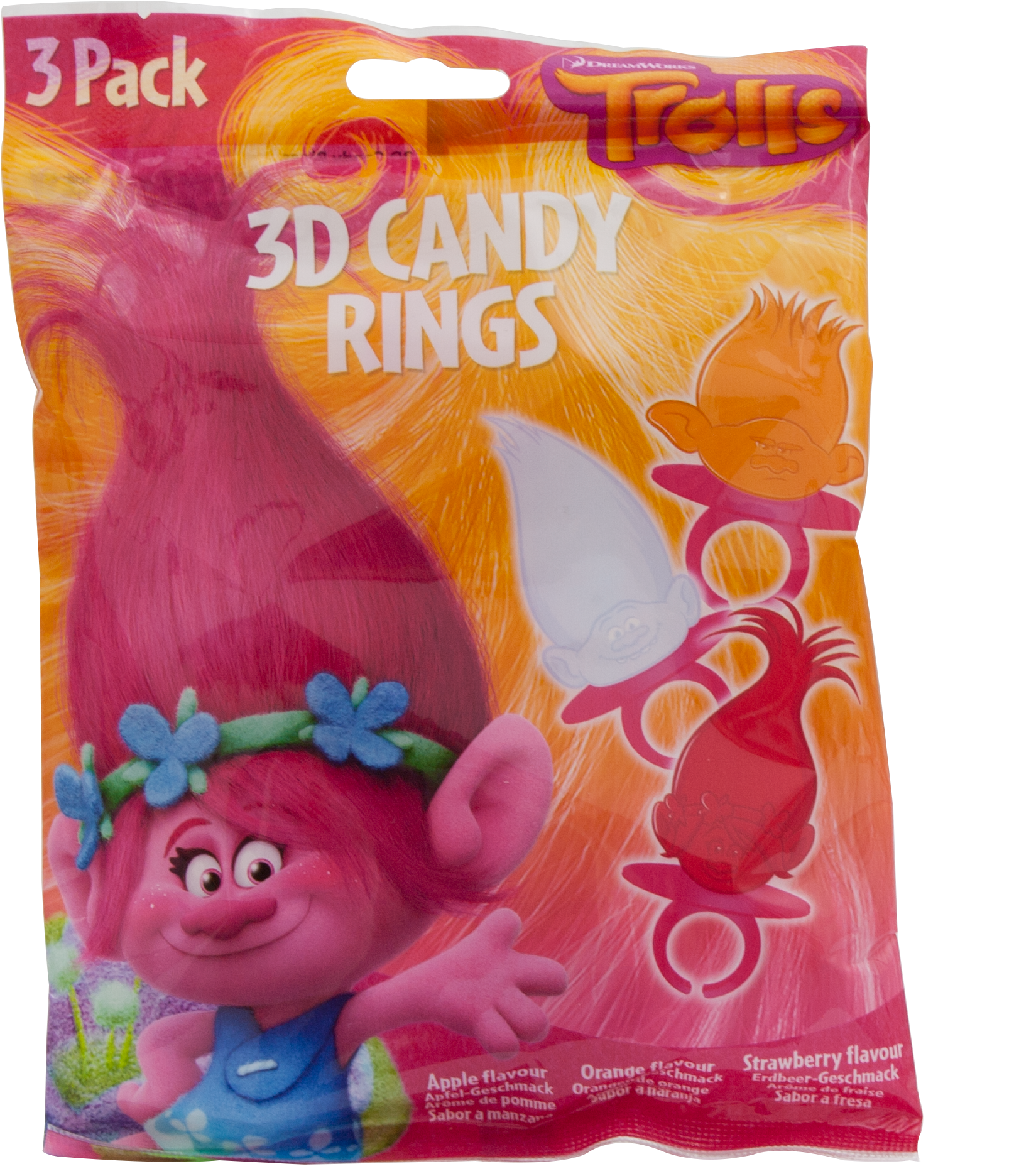 3d Candy Rings Trolls Clipart (1758x2167), Png Download