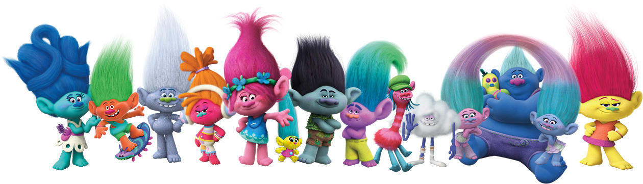 Trolls Png Clipart (1280x409), Png Download