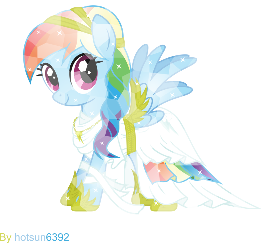 Our Rainbow Dash Is Extremely Similar To The Goddess - Greek Goddesses Of Rainbows Clipart (900x829), Png Download