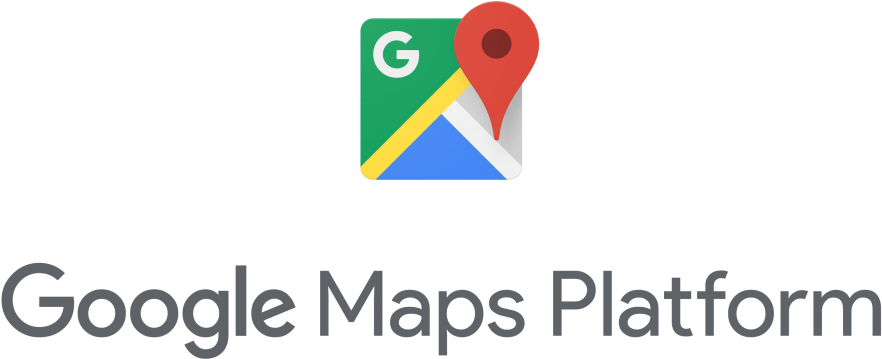 Google Maps Platform Lockup Vert - Google Maps Platform Logo Clipart (882x359), Png Download