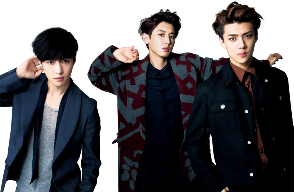 Chanyeol Sehun Png - Tela De Bloqueio Exo Clipart (1024x669), Png Download