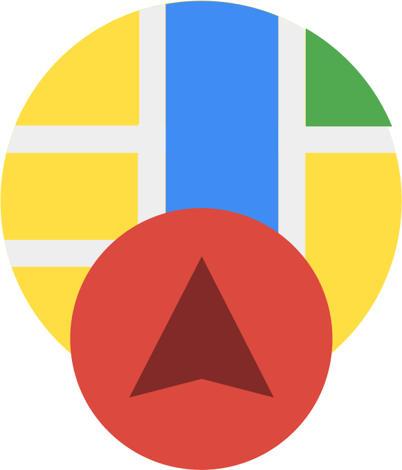 Google Maps Roads Api - Google Directions Logo Clipart (581x680), Png Download