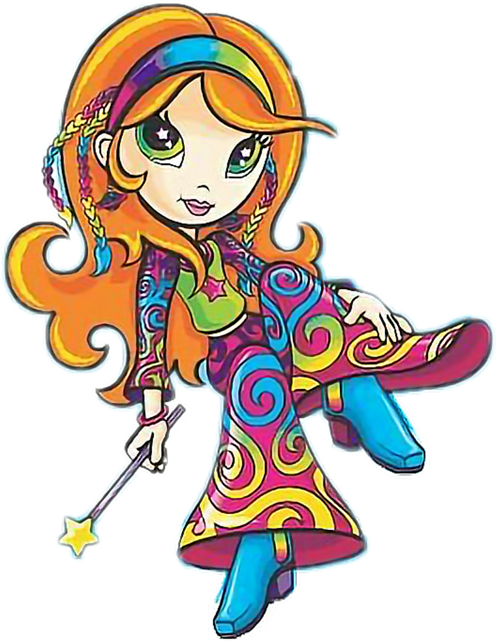 Reportar Abuso - Star Lisa Frank Clipart (1024x1323), Png Download