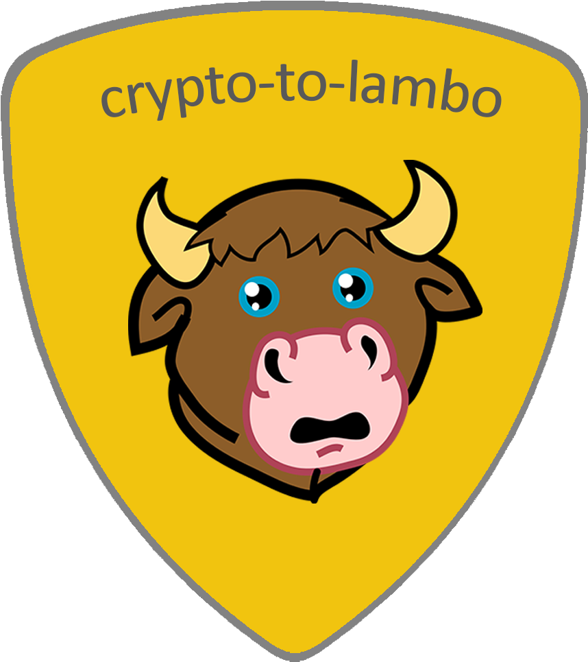 Crypto To Lambo Logo - Lambo Logo Clipart (992x992), Png Download