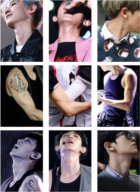 1k Arms Exo Guns Hawt Bae Gdi Chanyeol Park Chanyeol - Collage Clipart (500x668), Png Download