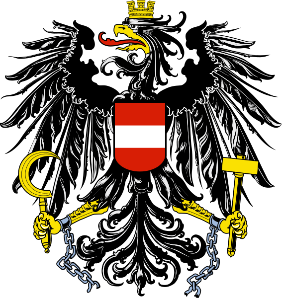 In The Case Of Single Supporters, The Most Common Is - Austria Embassy Logo Clipart (561x599), Png Download