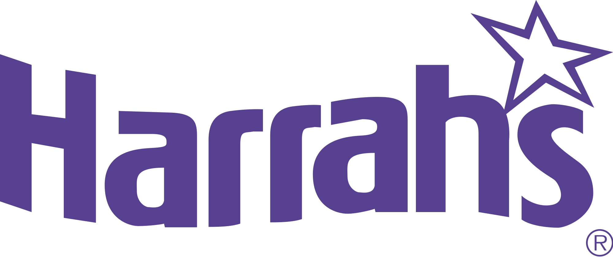 File Harrah S Logo Svg Wikimedia Commons - Harrah's Hotel And Casino Logo Clipart (2000x841), Png Download