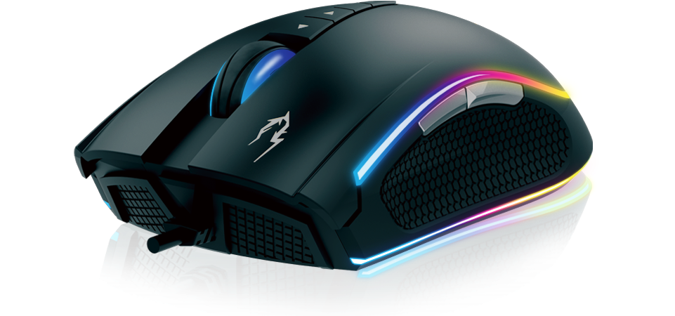 Gamdias Zeus M1 Optical Mouse - Zeus P1 Optical Gaming Mouse Clipart (960x516), Png Download