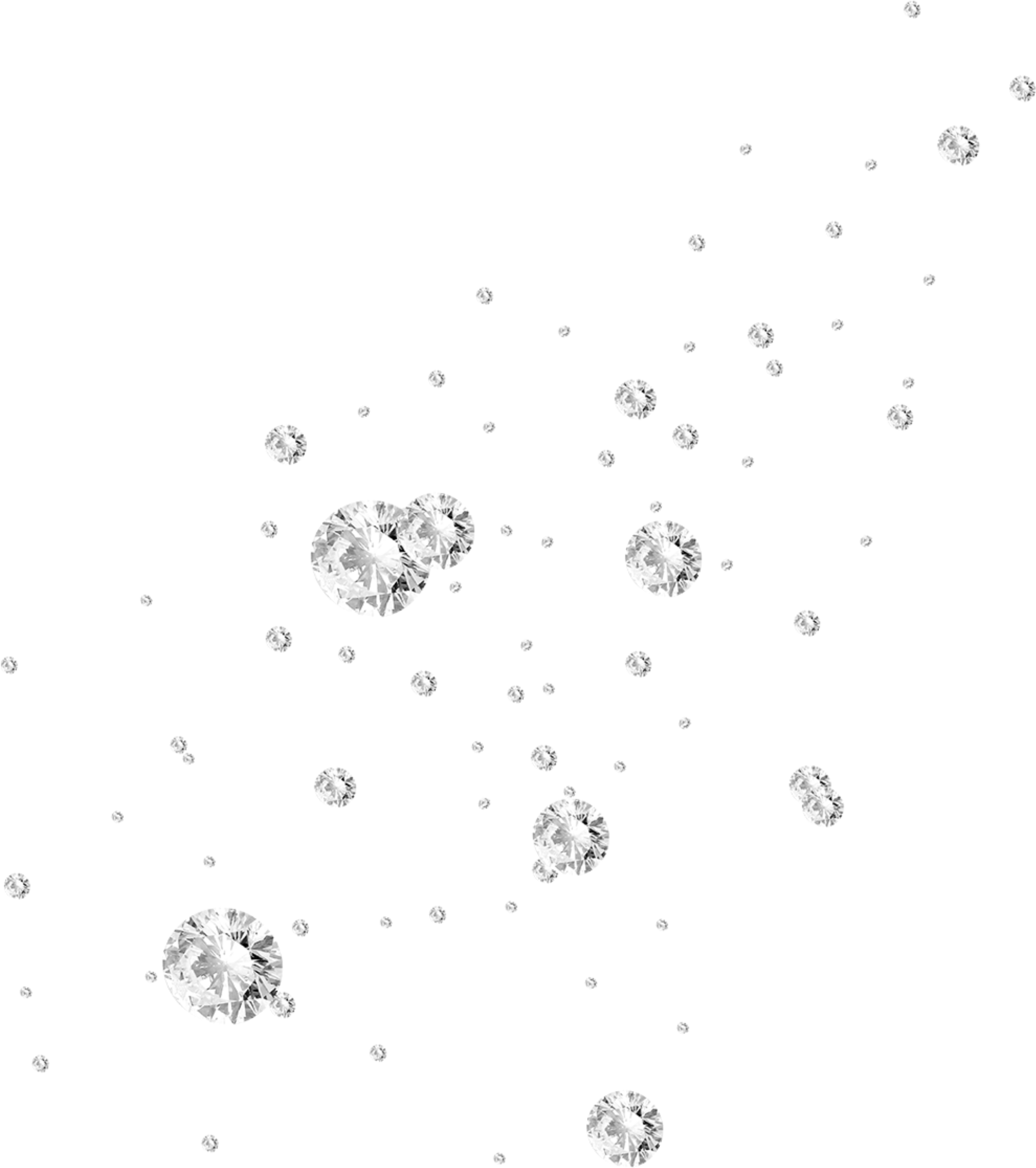 Mq Sticker - Falling Diamonds Transparent Background Clipart (2289x2289), Png Download