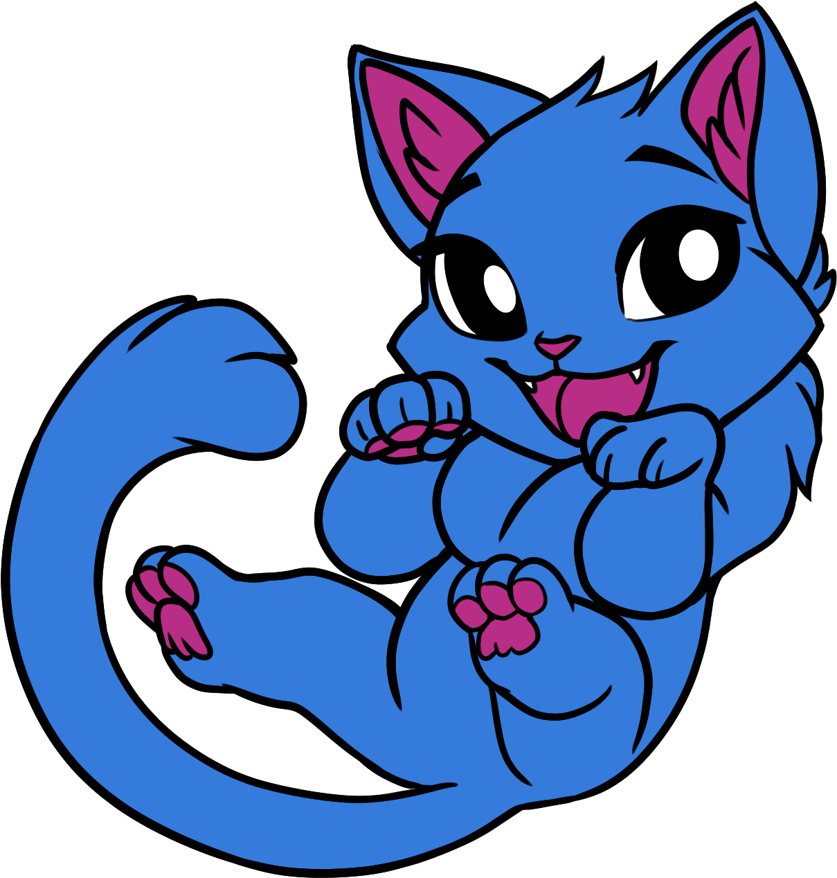 Here It Is - Kitten Chibi Clipart (1350x1350), Png Download