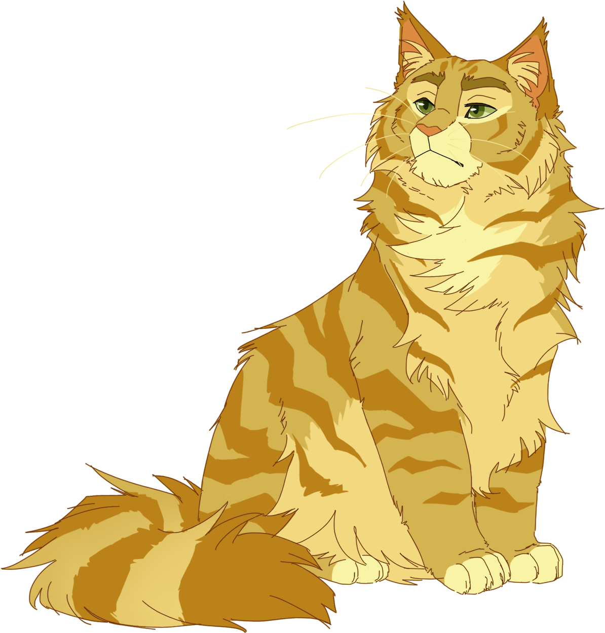 100 Warrior Cats Challenge - Lionheart Cat Clipart (1280x1280), Png Download