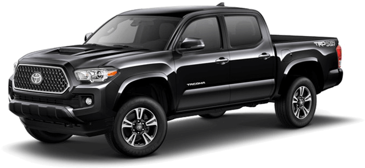 2018 Toyota Tacoma - 2019 Toyota Tacoma Black Clipart (800x400), Png Download