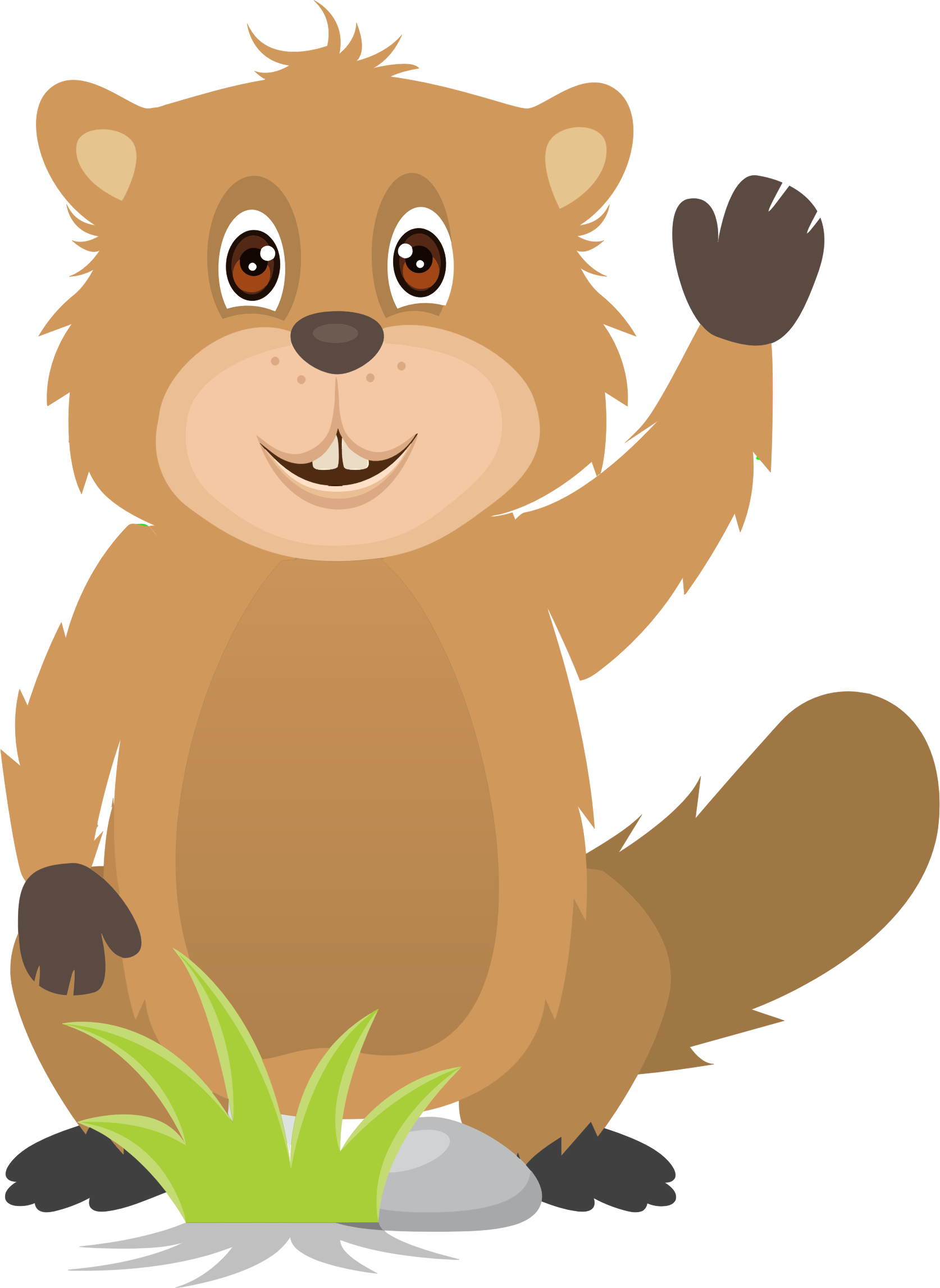 Big Image - Cartoon Clipart (1674x2294), Png Download