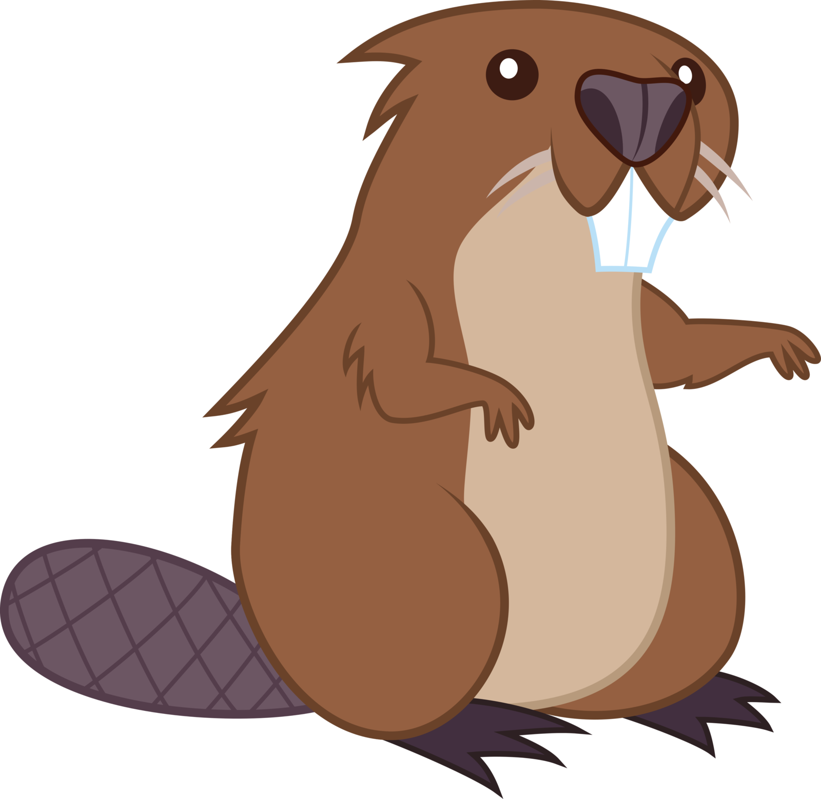 Drawing Clip Art Transprent Png - Transparent Background Beaver Clipart (1600x1558), Png Download