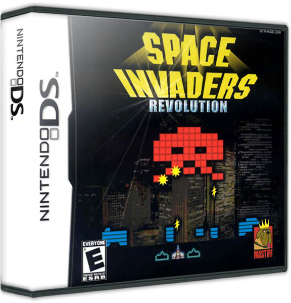 Space Invaders Revolution - Space Invaders Revolution Ds Clipart (587x598), Png Download