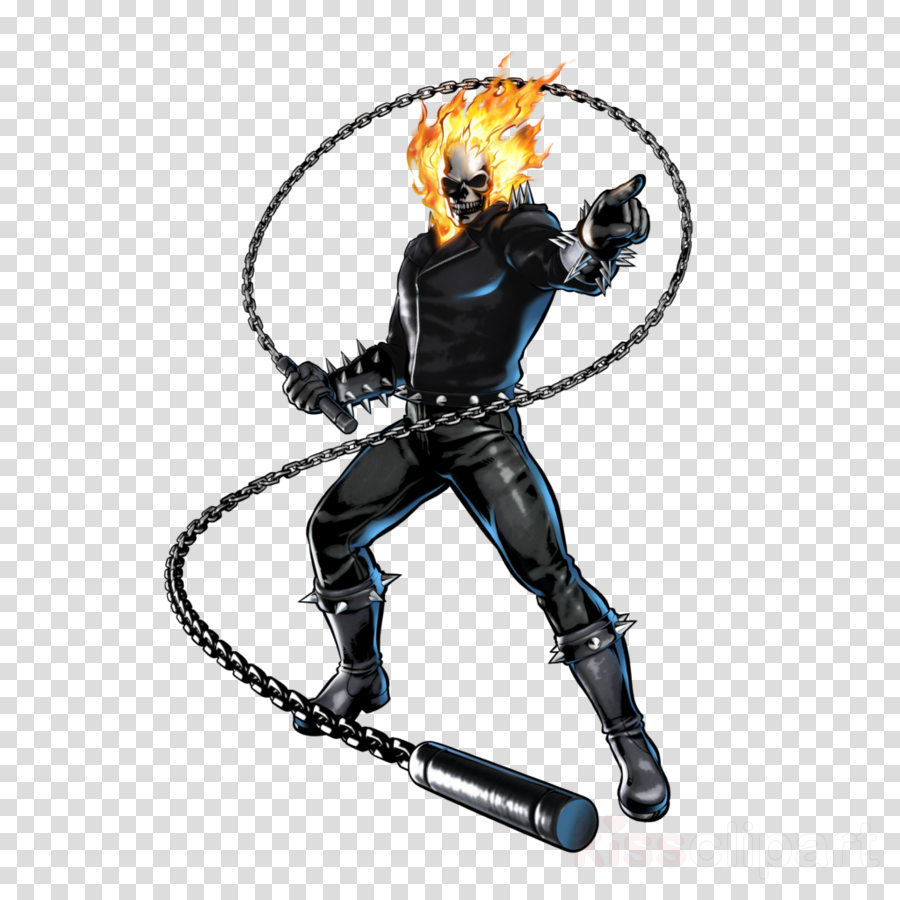 Download Ghost Rider Png Clipart Johnny Blaze Ultimate Transparent Png (900x900), Png Download