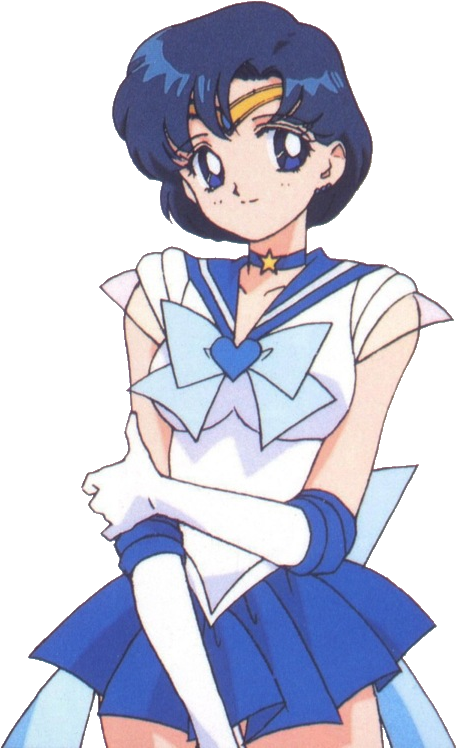 Sailor Mercury Png - Sailor Mercury Clipart (486x750), Png Download