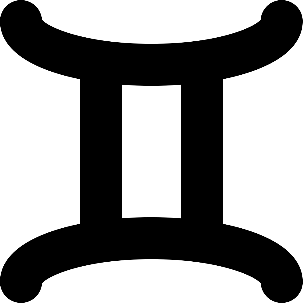 Gemini Png Transparent - Gemini Zodiac Sign Png Clipart (981x982), Png Download