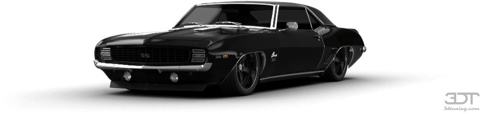 Chevrolet Camaro Ss Coupe 2969 Tuning - Classic Car Clipart (1004x373), Png Download
