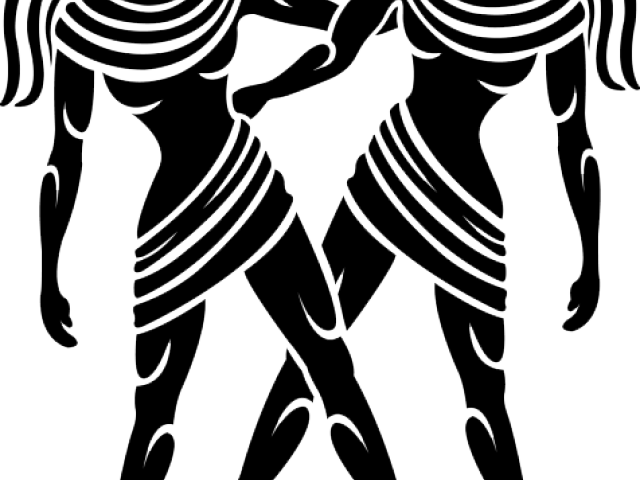 Gemini Png Transparent Images - Zodiac Gemini Symbol Clipart (640x480), Png Download