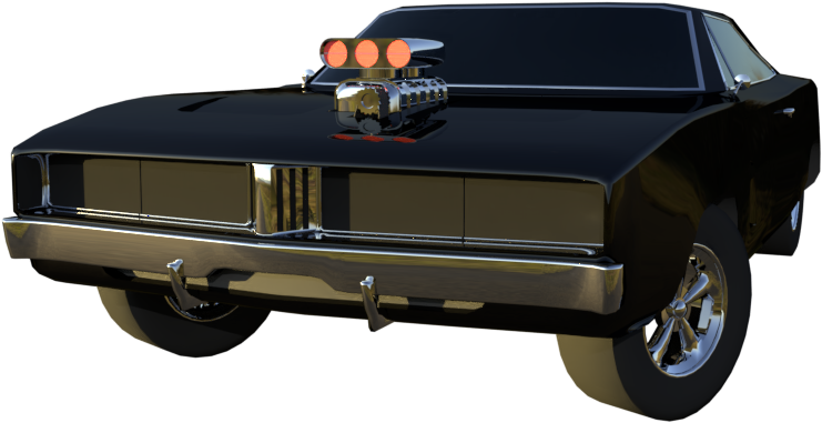 Dodge Charger 1969, Ghost Rider's Car Commission <3 - Pony Car Clipart (960x540), Png Download