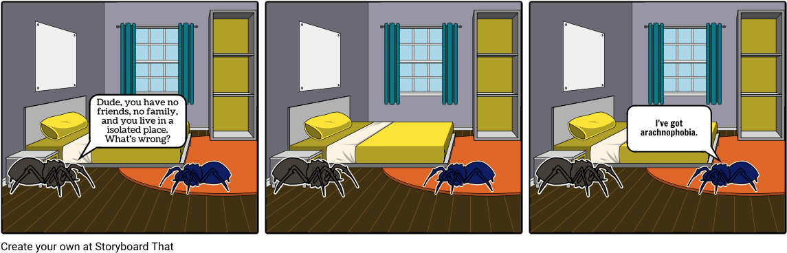 Secret Life Of Spiders - Storyboard Apartment Clipart (1164x385), Png Download